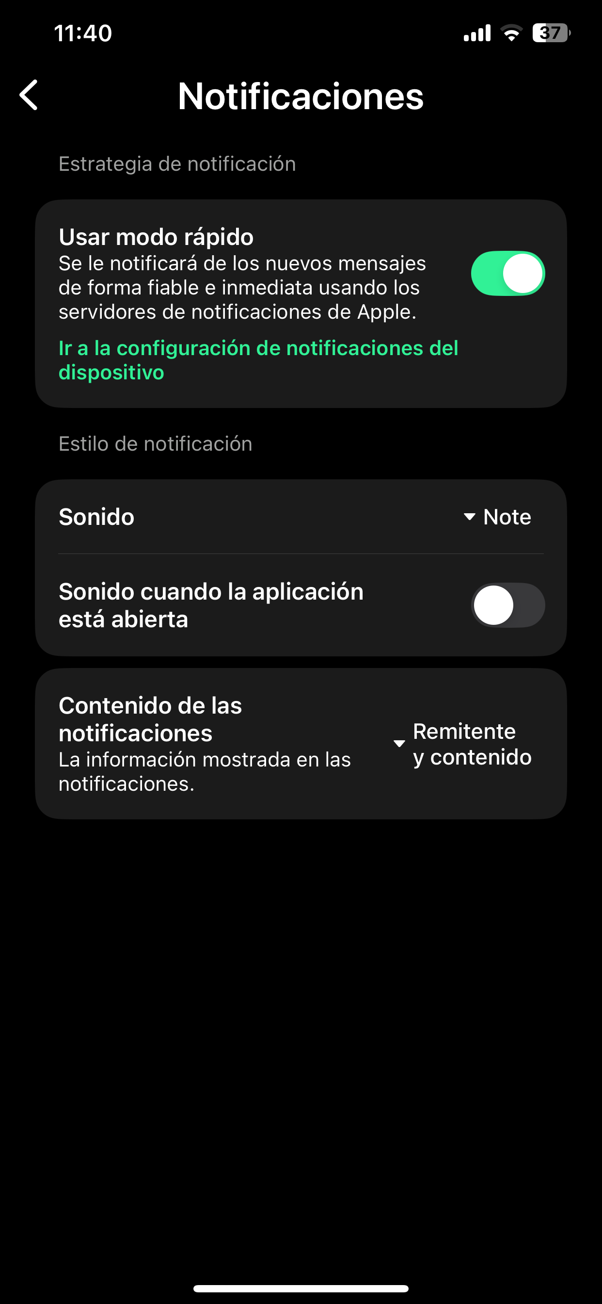 Pantalla 15 - Notificaciones