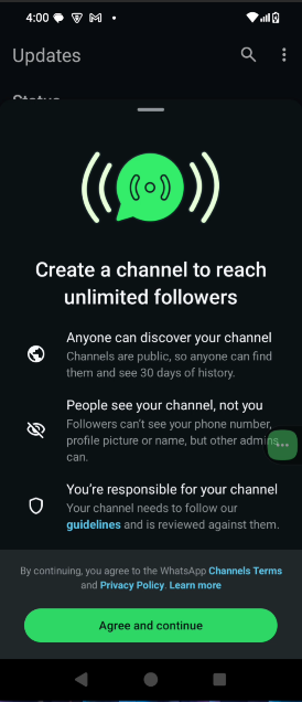 Pantalla 22 - Crear Update