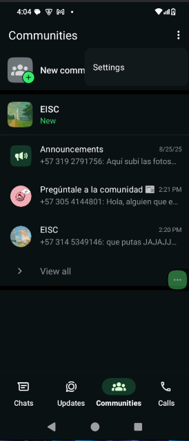 Pantalla 27 - Community Individual