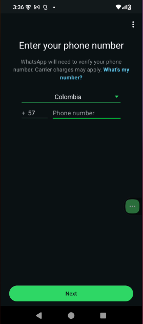 Pantalla 2 - Verificación
